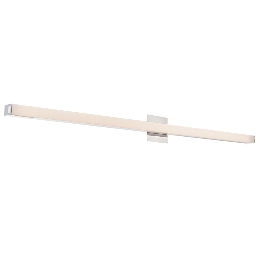 Abra Lighting Sabre 1 Light 48" Floating Backplate Vanity, Aluminum