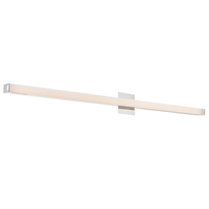 Abra Lighting Sabre 1 Light 48" Floating Backplate Vanity, Aluminum