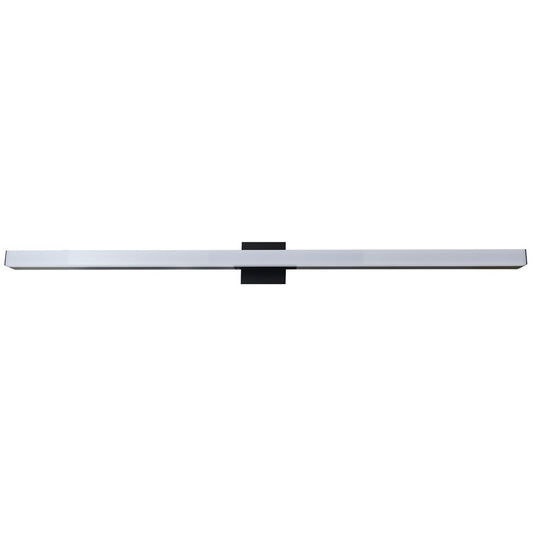 Abra Lighting Sabre 1Lt 48" Floating Backplate Vanity, Black - 20019WV-BL-SRE
