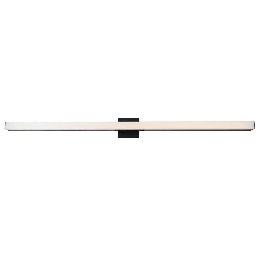 Abra Lighting Sabre 1 Light 48" Floating Backplate Vanity, Black
