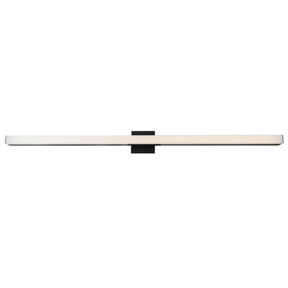 Abra Lighting Sabre 1 Light 48" Floating Backplate Vanity, Black