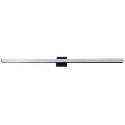 Abra Lighting Sabre 1 Light 48" Floating Backplate Vanity, Black