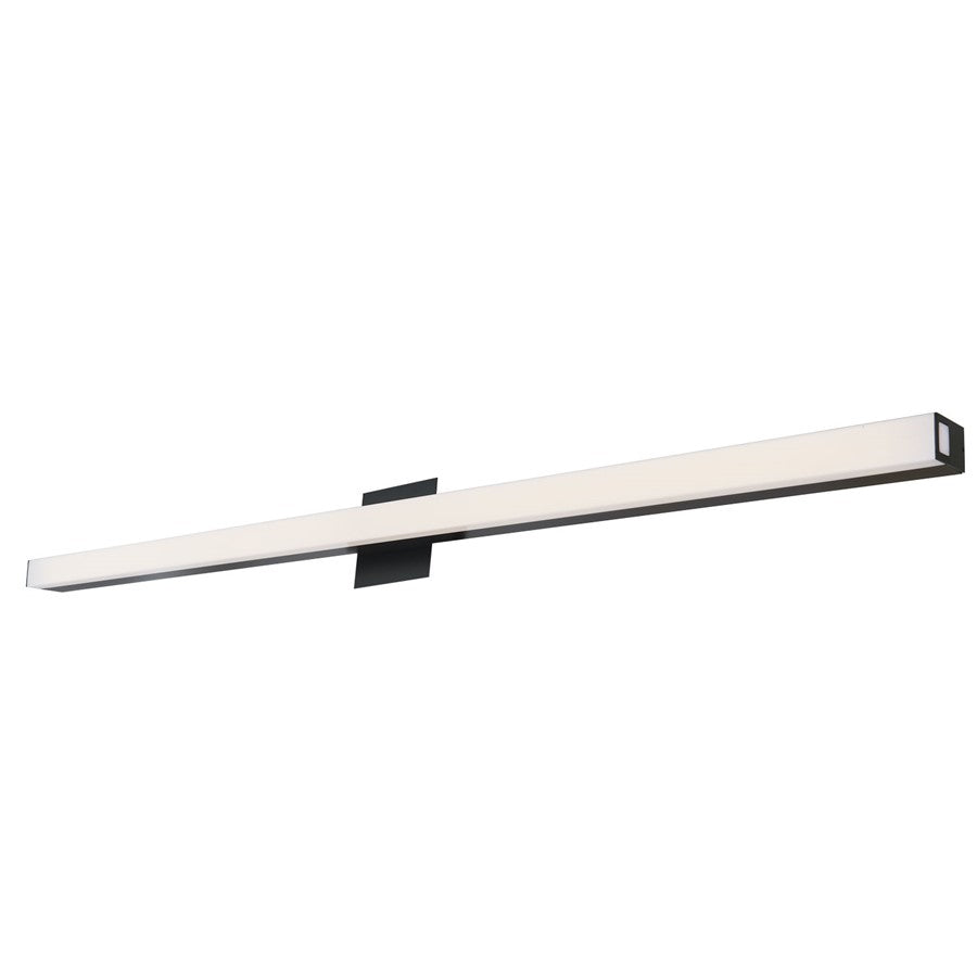 Abra Lighting Sabre 1 Light 48" Floating Backplate Vanity, Black
