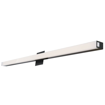 Abra Lighting Sabre 1 Light 48" Floating Backplate Vanity, Black