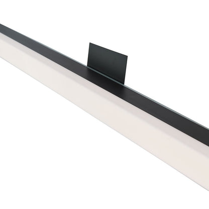Abra Lighting Sabre 1 Light 48" Floating Backplate Vanity, Black