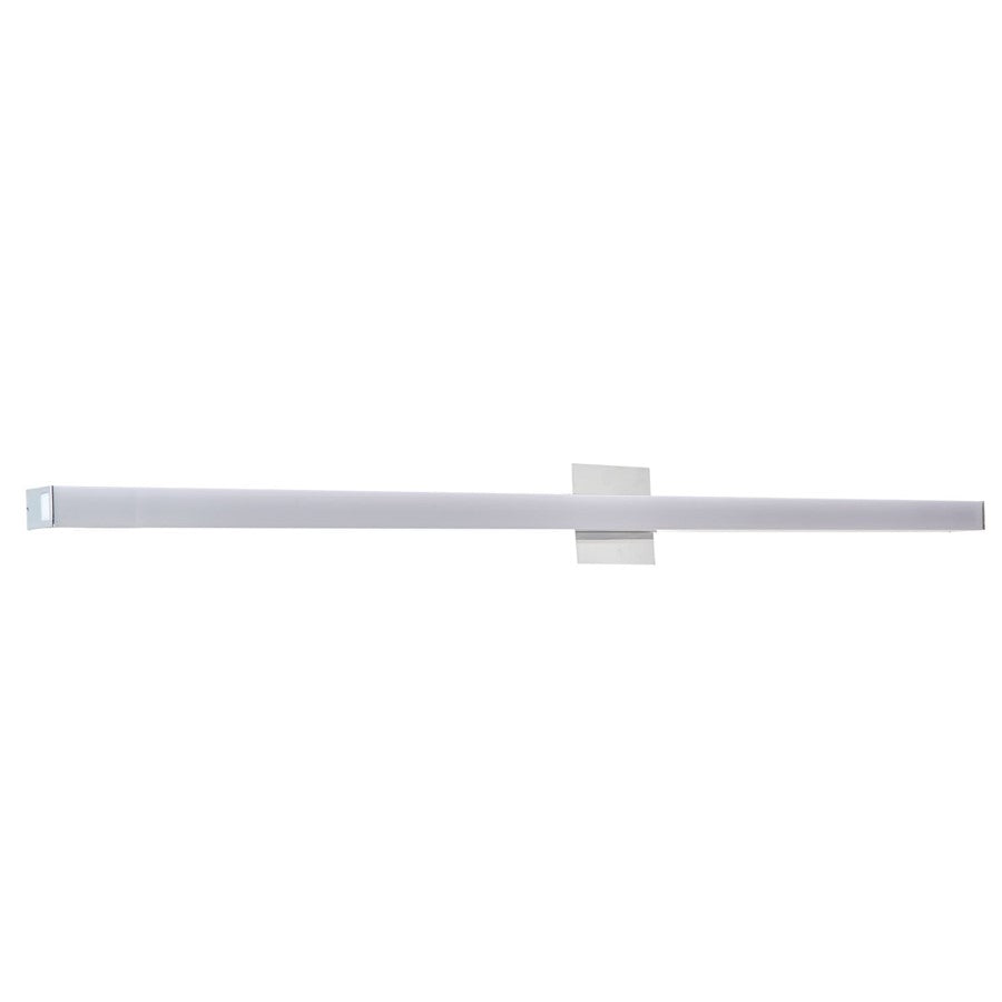 Abra Lighting Sabre 1 Light 48" Floating Backplate Vanity, Chrome