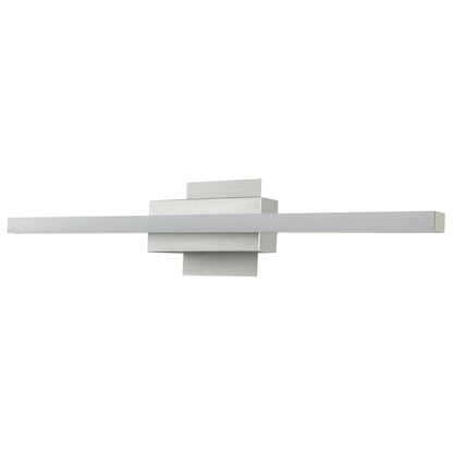 Abra Lighting Foil 1 Light 24" Dimmable LED Vanity Bar, Aluminum