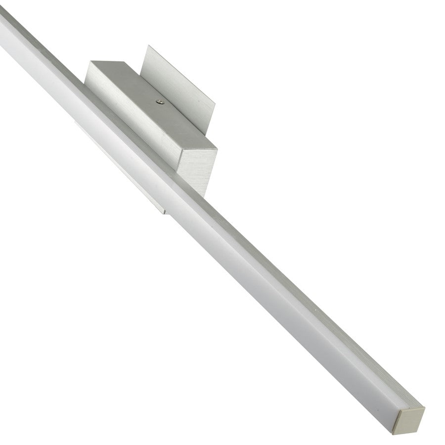 Abra Lighting Foil 1 Light 32" Dimmable LED Vanity Bar, Aluminum