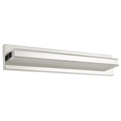 Abra Lighting Fusion 24" Solid Bar LED Vanity, Chrome