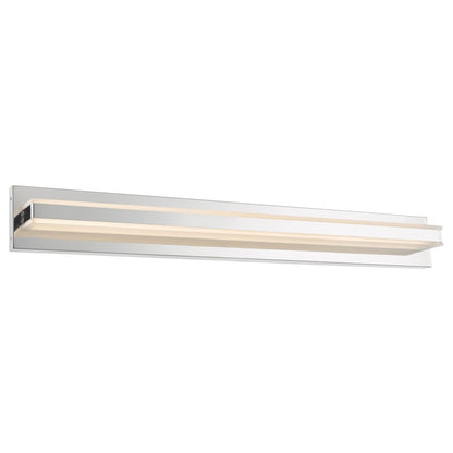 Abra Lighting Fusion 36" Solid Bar LED Vanity, Chrome - 20041WV-CH-FUSION