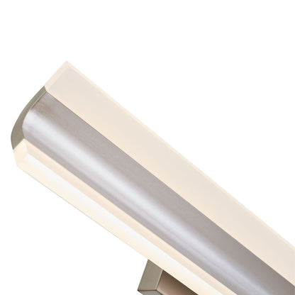 Abra Lighting Eros 2 Light 24" Curved Twin Bar Vanity, Nickel