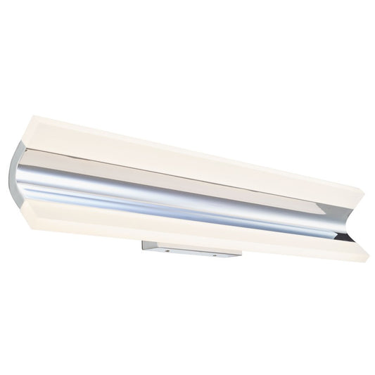 Abra Lighting Eros 2Lt 24" Curved Twin Bar Vanity, Chrome - 20077WV-CH-EROS