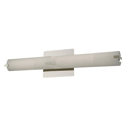 Abra Lighting Squire 1 Light 20" Round Opal Glass Vanity, Nickel
