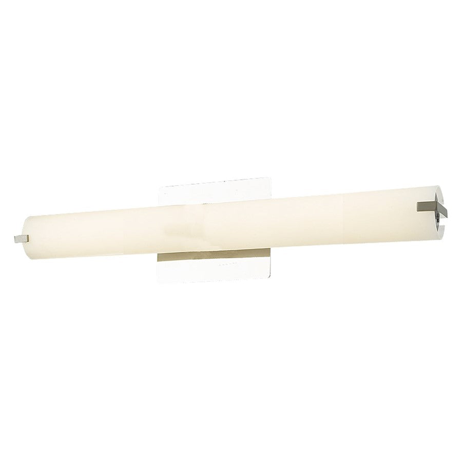 Abra Lighting Squire 1Lt 20" Round Opal Glass Vanity, Chrome - 20089WV-CH-SQUIRE