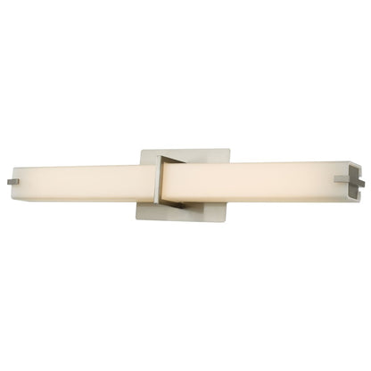 Abra Lighting Squire 1 Light 26" Square Wall Fixture, Nickel - 20090WV-BN-SQUIRE