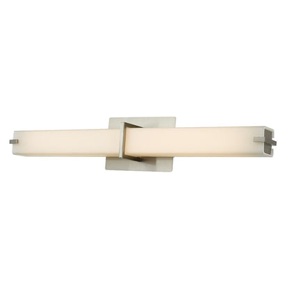 Abra Lighting Squire 1 Light 26" Square Wall Fixture, Nickel