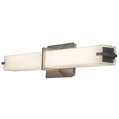 Abra Lighting Squire 1 Light 26" Square Wall Fixture, Nickel