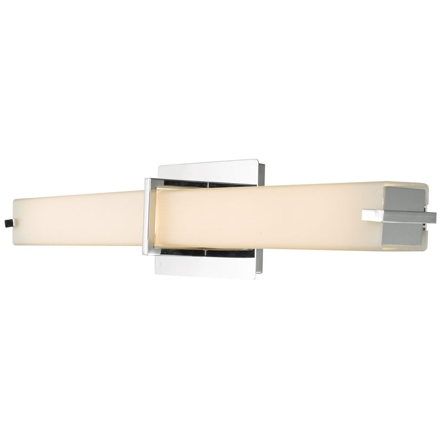 Abra Lighting Squire 1 Light 26" Square Wall Fixture, Chrome