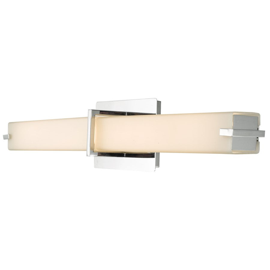 Abra Lighting Squire 1 Light 26" Square Wall Fixture, Chrome