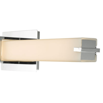 Abra Lighting Squire 1 Light 26" Square Wall Fixture, Chrome