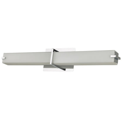 Abra Lighting Squire 1 Light 26" Square Wall Fixture, Chrome