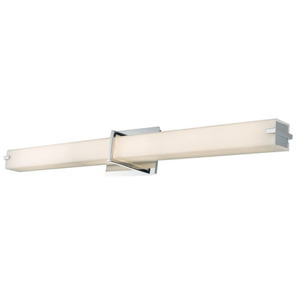 Abra Lighting Squire 1 Light 38" Square Wall Fixture, Chrome - 20091WV-CH-SQUIRE