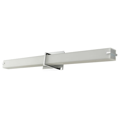 Abra Lighting Squire 1 Light 38" Square Wall Fixture, Chrome