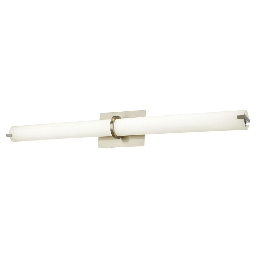 Abra Lighting Squire 1Lt 28" Round Wall Fixture, Nickel - 20092WV-BN-SQUIRE