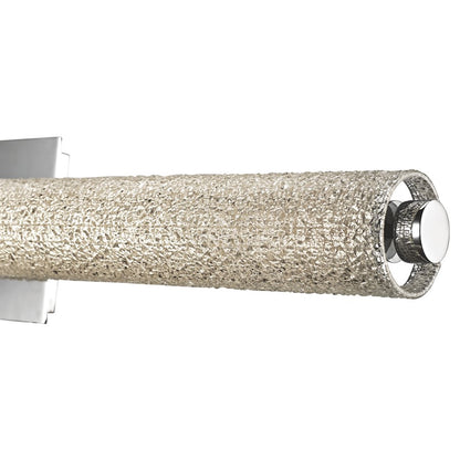 Abra Lighting Radius 1 Light 31" Diamond Tube LED Vanity, Chrome