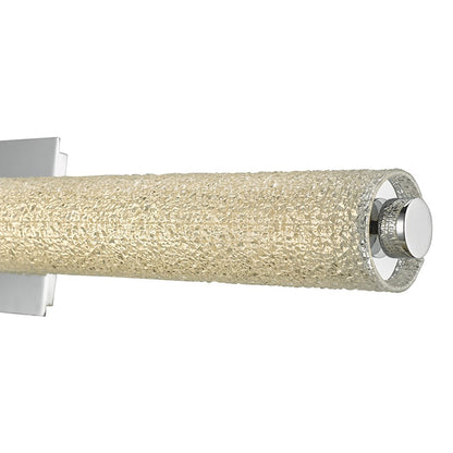 Abra Lighting Radius 1 Light 31" Diamond Tube LED Vanity, Chrome