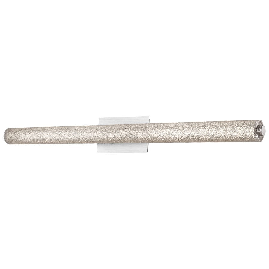 Abra Lighting Radius 1Lt 39" Diamond Tube LED Vanity, Nickel - 20096WV-BN-RADIUS