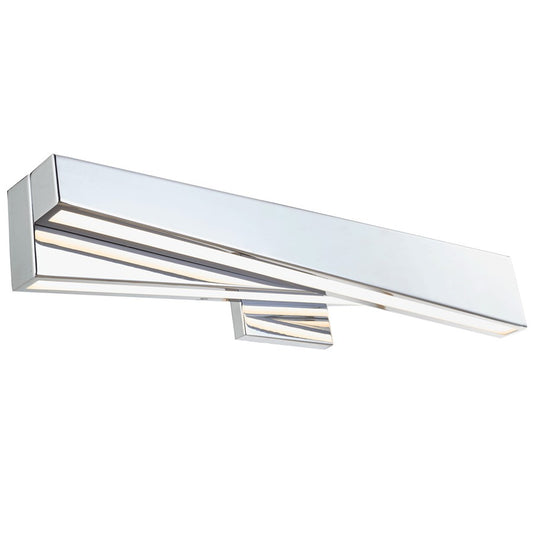 Abra Lighting HiLo 2Lt (m) Offset Linear Vanity, Chrome - 20137WV-CH-HILO