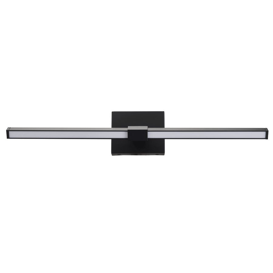 Abra Lighting Epee 1 Light 26" Pivoting Arm Vanity Bar, Black