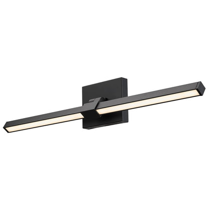 Abra Lighting Epee 1 Light 26" Pivoting Arm Vanity Bar, Black
