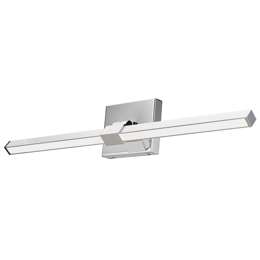 Abra Lighting Epee 1 Light 26" Pivoting Arm Vanity Bar, Chrome - 20140WV-CH-EPEE