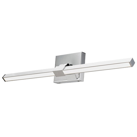 Abra Lighting Epee 1 Light 26" Pivoting Arm Vanity Bar, Chrome - 20140WV-CH-EPEE