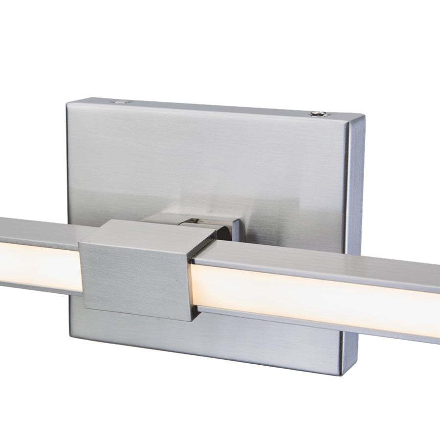 Abra Lighting Epee 1 Light 26" Pivoting Arm Vanity Bar, Chrome