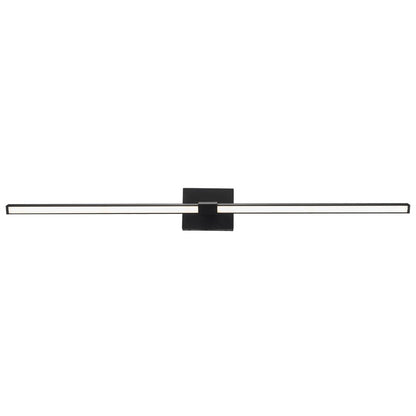 Abra Lighting Epee 1 Light 42" Pivoting Arm Vanity Bar, Black - 20141WV-BL-EPEE
