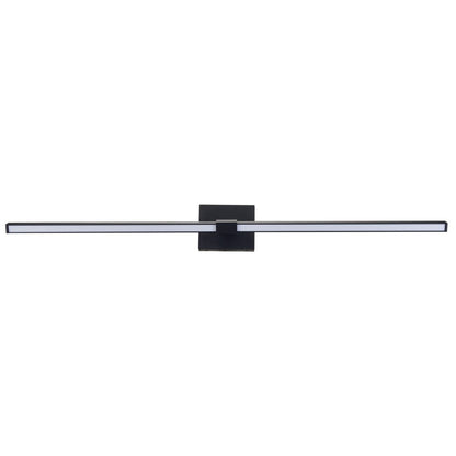 Abra Lighting Epee 1 Light 42" Pivoting Arm Vanity Bar, Black
