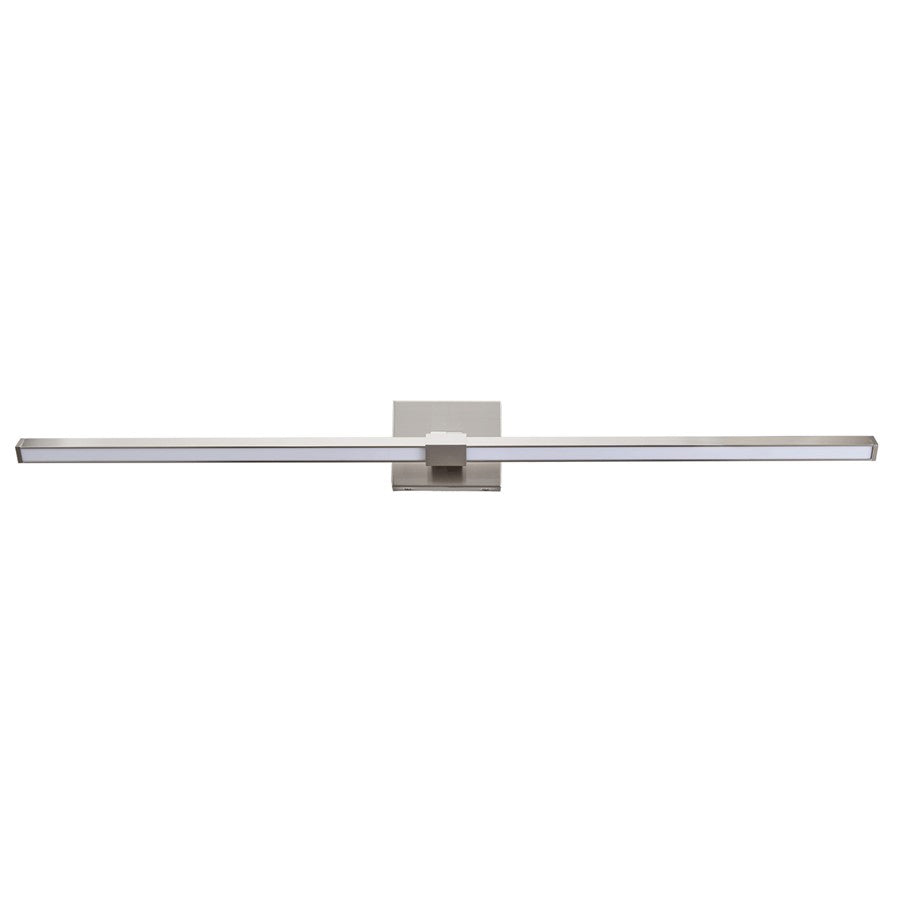 Abra Lighting Epee 1 Light 42" Pivoting Arm Vanity Bar, Nickel