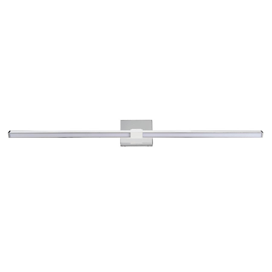 Abra Lighting Epee 1 Light 42" Pivoting Arm Vanity Bar, Chrome