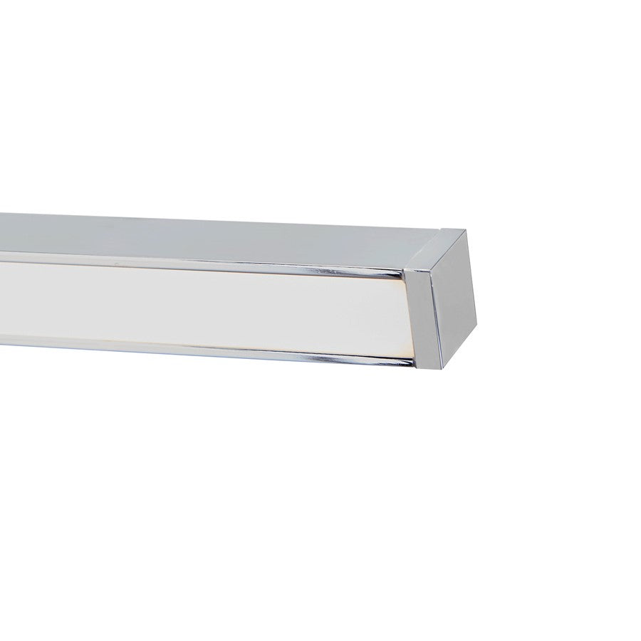 Abra Lighting Epee 1 Light 42" Pivoting Arm Vanity Bar, Chrome