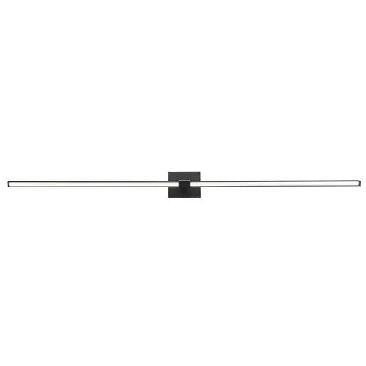 Abra Lighting Epee 2 Light 58" Pivoting Arm Vanity Bar, Black - 20142WV-BL-EPEE