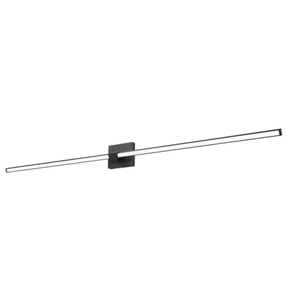 Abra Lighting Epee 2 Light 58" Pivoting Arm Vanity Bar, Black