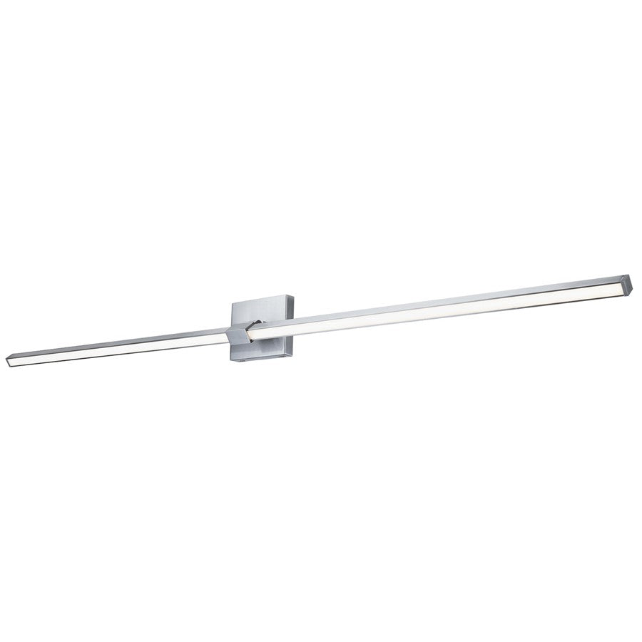 Abra Lighting Epee 2 Light 58" Pivoting Arm Vanity Bar, Nickel