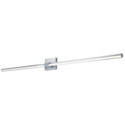Abra Lighting Epee 2 Light 58" Pivoting Arm Vanity Bar, Nickel