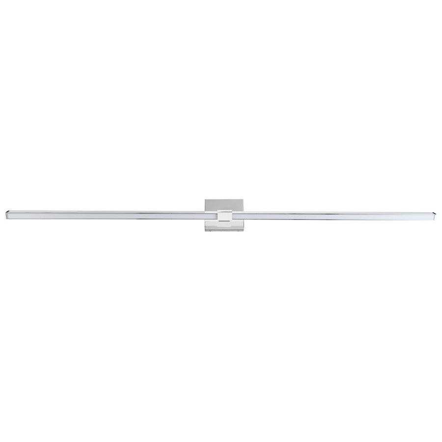Abra Lighting Epee 2 Light 58" Pivoting Arm Vanity Bar, Chrome