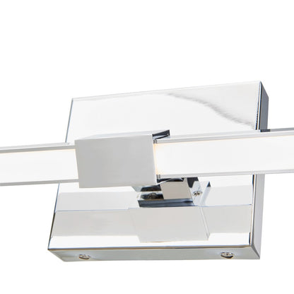 Abra Lighting Epee 2 Light 58" Pivoting Arm Vanity Bar, Chrome