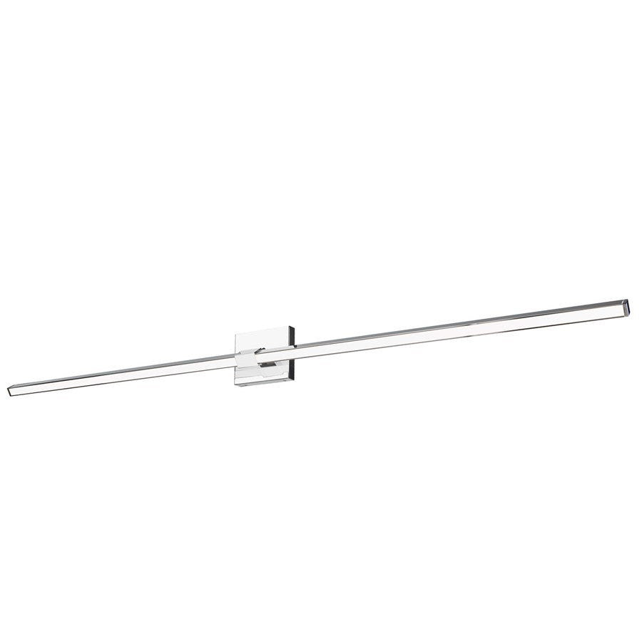 Abra Lighting Epee 2 Light 58" Pivoting Arm Vanity Bar, Chrome
