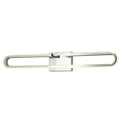 Abra Lighting Speedway 32" Split Oval LED Vanity, Chrome - 20144WV-CH-SPEEDWAY